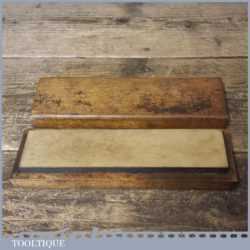 Vintage 8” x 1 ¾” Natural Washita Oil Stone Boxed - Ready For Use