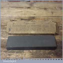Vintage Silkstone 7” x 2” Razor Hone And Whetting Stone - Ready To Use