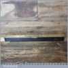 Vintage E. Preston & Sons 10” Ebony Brass Spirit Level - Green Bubble