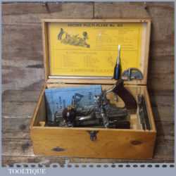Vintage Boxed Record No: 405 Combination Plough Plane - Fully Refurbished