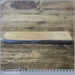 Vintage 8 ½” x 2” Natural Belgian Coticule Honing Oilstone - Ready To Use