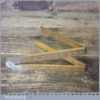 Vintage Rabone No: 2550 Folding Boxwood 24” Ruler Chamfered Edge