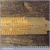 Vintage Rabone No: 2550 Folding Boxwood 24” Ruler Chamfered Edge