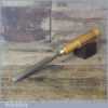 Vintage Thomas Ibbotson & Co Carpenter’s 3/4” Gouge Chisel - Sharpened Honed