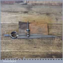 Vintage W H Clay Ltd 7” Steel Spring Dividers - Good Condition