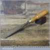 Antique Carpenter’s 1 ¼” Gouge Chisel - Sharpened Honed