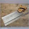Vintage Warranted Quality 12” Tenon Saw Made in England