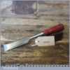 Scarce Vintage Stanley USA No: 750 Carpenters Socketed 1” Bevel Edge Chisel