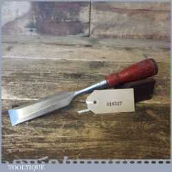 Scarce Vintage Stanley USA No: 750 Carpenters Socketed 1” Bevel Edge Chisel