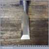 Scarce Vintage Stanley USA No: 750 Carpenters Socketed 1” Bevel Edge Chisel