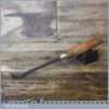 Antique Herring London 15/16” Wood Carving Spoon Bit Chisel 1864-1869