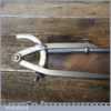 Vintage leatherworking 10” cast steel square leg steel dividers