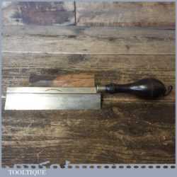 Scarce Vintage Drabble & Sanderson 6” Gentleman’s Brass Back Saw 17 TPI