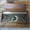 Vintage Boxed L S Starrett USA Steel Combination Square Protractor Centre Finder