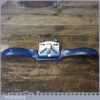 Vintage Record No: 0151 adjustable curved sole metal spokeshave, fully refurbished ready for use and in good used condition.