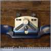 Vintage Record No: 0151 adjustable curved sole metal spokeshave, fully refurbished ready for use and in good used condition.