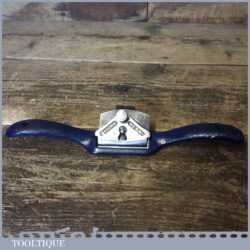 Vintage Record No: 051 Adjustable Curved Sole Metal Spokeshave Refurbished