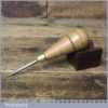 Vintage Leatherworking Beechwood Birdcage Awl - Good Condition
