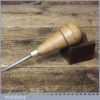 Vintage Leatherworking Beechwood Birdcage Awl - Good Condition