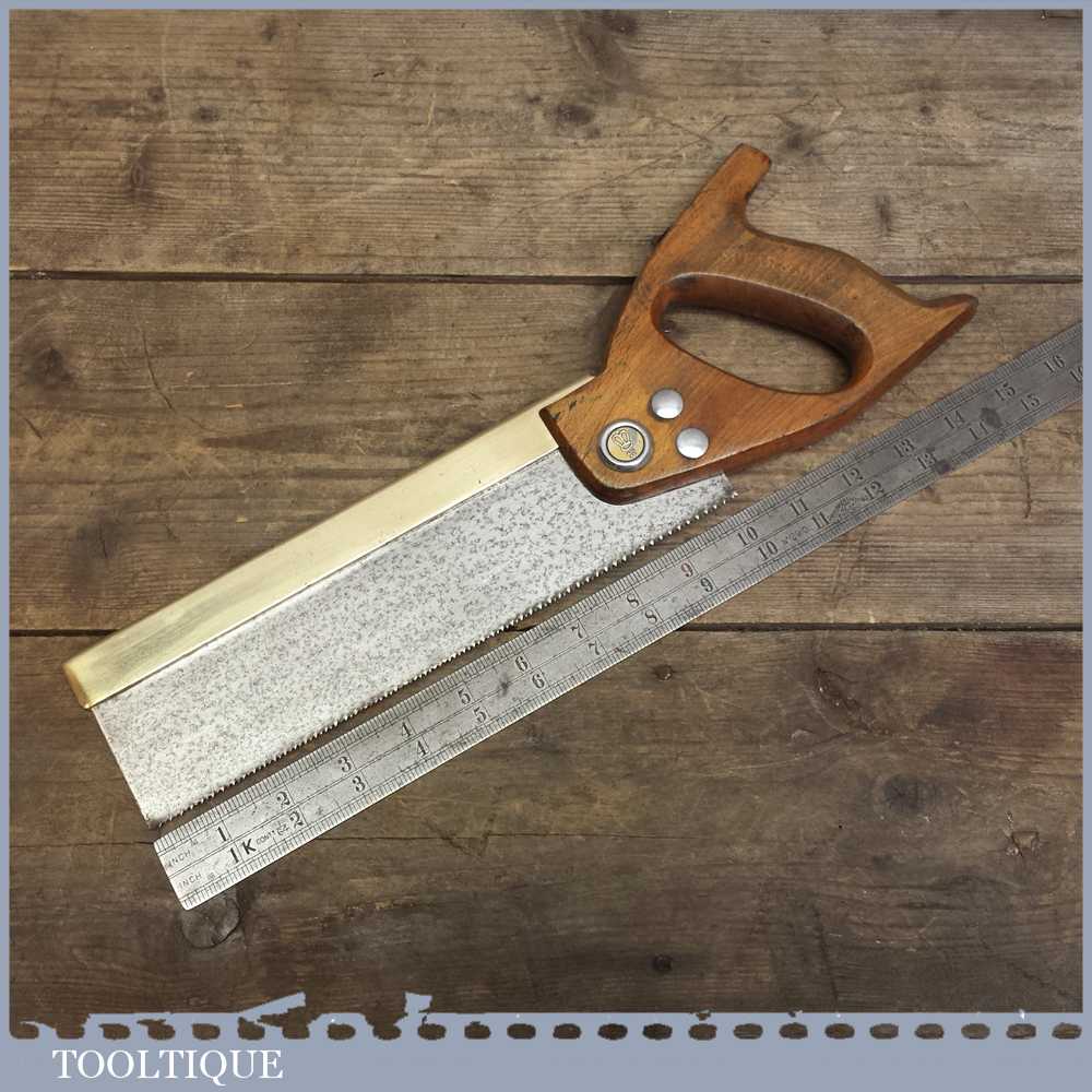 Vintage Spear and Jackson 10” Dovetail Saw