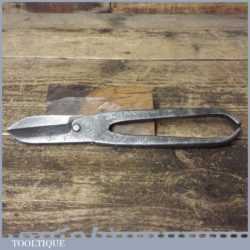 Vintage 9” Pair Of Buck & Hickman Toga Brand Tin Snips - Sharpened