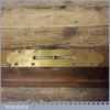 Large Vintage John Rabone & Sons 23” Mahogany Brass Spirit Level