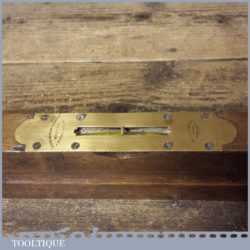 Large Vintage John Rabone & Sons 23” Mahogany Brass Spirit Level