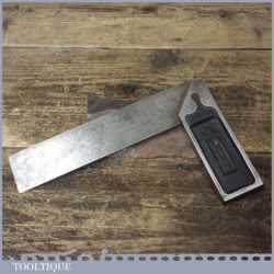 Vintage Rabone No: 1908 Carpenters 6” Cast Steel Calibrated Try Square