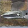 Vintage Hughes Bros Liverpool Engineers 7” Tin Snips - Sharpened