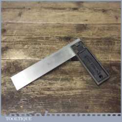 Vintage Stanley Sweetheart USA No: 12 Cast Steel Calibrated 6” Try Square