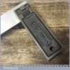 Vintage Stanley Sweetheart USA No: 12 Cast Steel Calibrated 6” Try Square