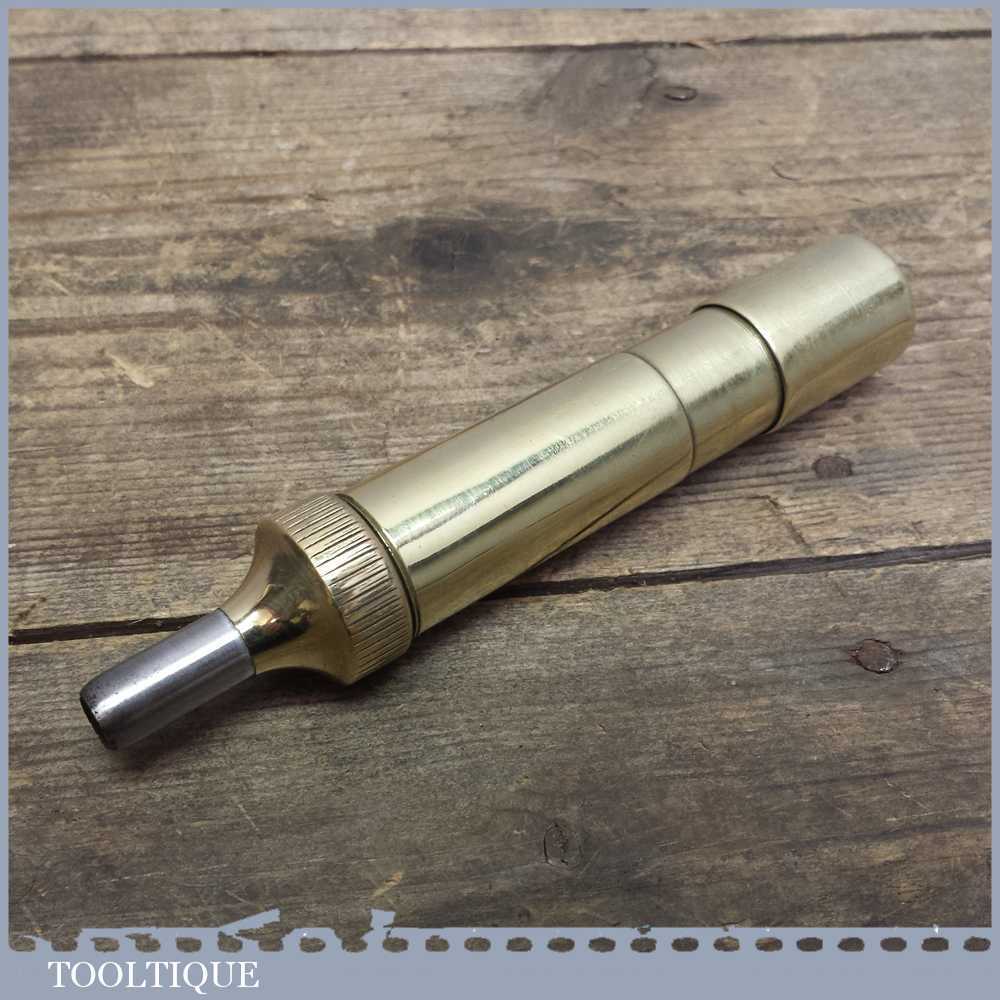 Vintage Tecalemit Brass Automotive Grease Gun - Motorcycle Kit