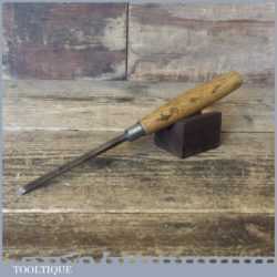 Vintage W. Marples & Sons Carpenter’s 1/4” Firmer Chisel - Sharpened Honed