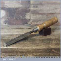 Vintage F Woodcock Carpenter’s 1 ¼” Bevel Edge Chisel - Sharpened Honed