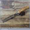 Vintage F Woodcock Carpenter’s 1 ¼” Bevel Edge Chisel - Sharpened Honed