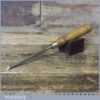 Vintage Footprint Carpenter’s 1/4” Firmer Chisel - Sharpened Honed