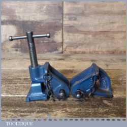 Vintage Pair Record No: 130 Sash Cramp Heads - Good Condition