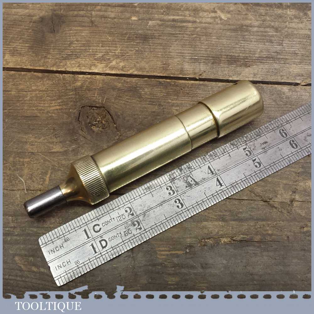 Vintage Tecalemit Brass Automotive Grease Gun - Motorcycle Repair Kit