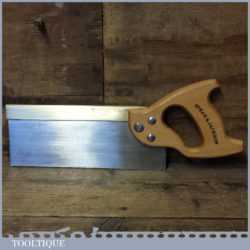 Vintage Spear & Jackson 10” Brass Back Tenon Saw 14 TPI - Sharpened Refurbished