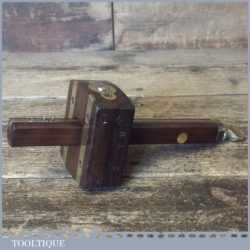 Vintage W Marples Carpenter’s Rosewood Brass Mortise Gauge