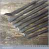 Vintage Set 8 No: Stone Mason’s Sculpture’s Chisels - Good Condition
