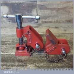 Vintage Pair Of Rededa Sash Cramp Heads - Good Condition