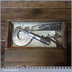 Vintage Boxed No: 203 L S Starrett Co USA 0”-1” Imperial Micrometer