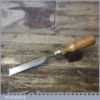 Vintage Melhuish Carpenter’s 1 1⁄16” Bevel Edge Chisel- Sharpened Honed