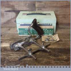 Vintage Boxed Stanley England No: 50 Combination Plough Plane 17 Cutters