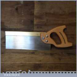 Modern Spear & Jackson 10” Brass Back Tenon Saw 14 TPI - Sharpened Refurbished