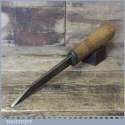Vintage Weldon Carpenter’s 1/4” Cast Steel Mortice Chisel - Sharpened Honed