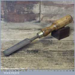 Vintage W. Marples & Sons Carpenter’s 1” Gouge Chisel- Sharpened Honed