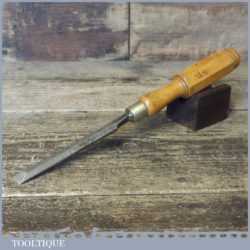 Vintage W. Marples & Sons Carpenter’s 1/2” Bevel Edge Chisel - Sharpened Honed