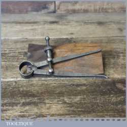 Vintage Moore & Wright 5” Inside Steel Spring Dividers - Good Condition